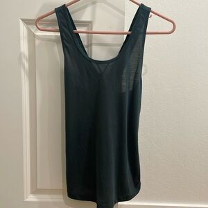 Black Diamond women’s XS Splitter tank top cross back Dark green